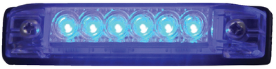 LED SLIMLINE STRIP 6 IN BLUE